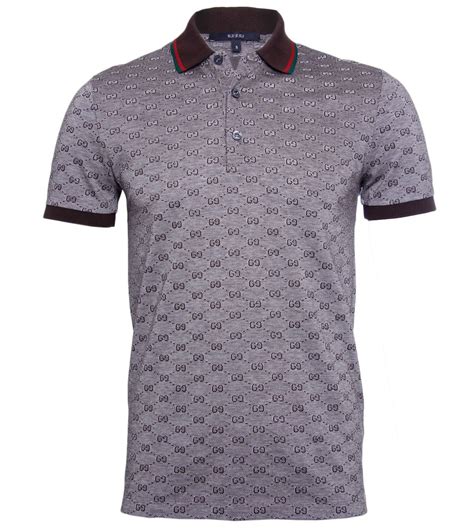 gucci print collar shirt|Gucci collar shirt men.